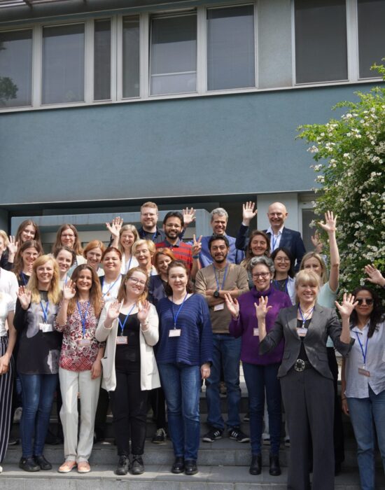 Group photo of the ZOE project meeting participants.